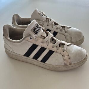 Adidas White and Black Sneakers size 7